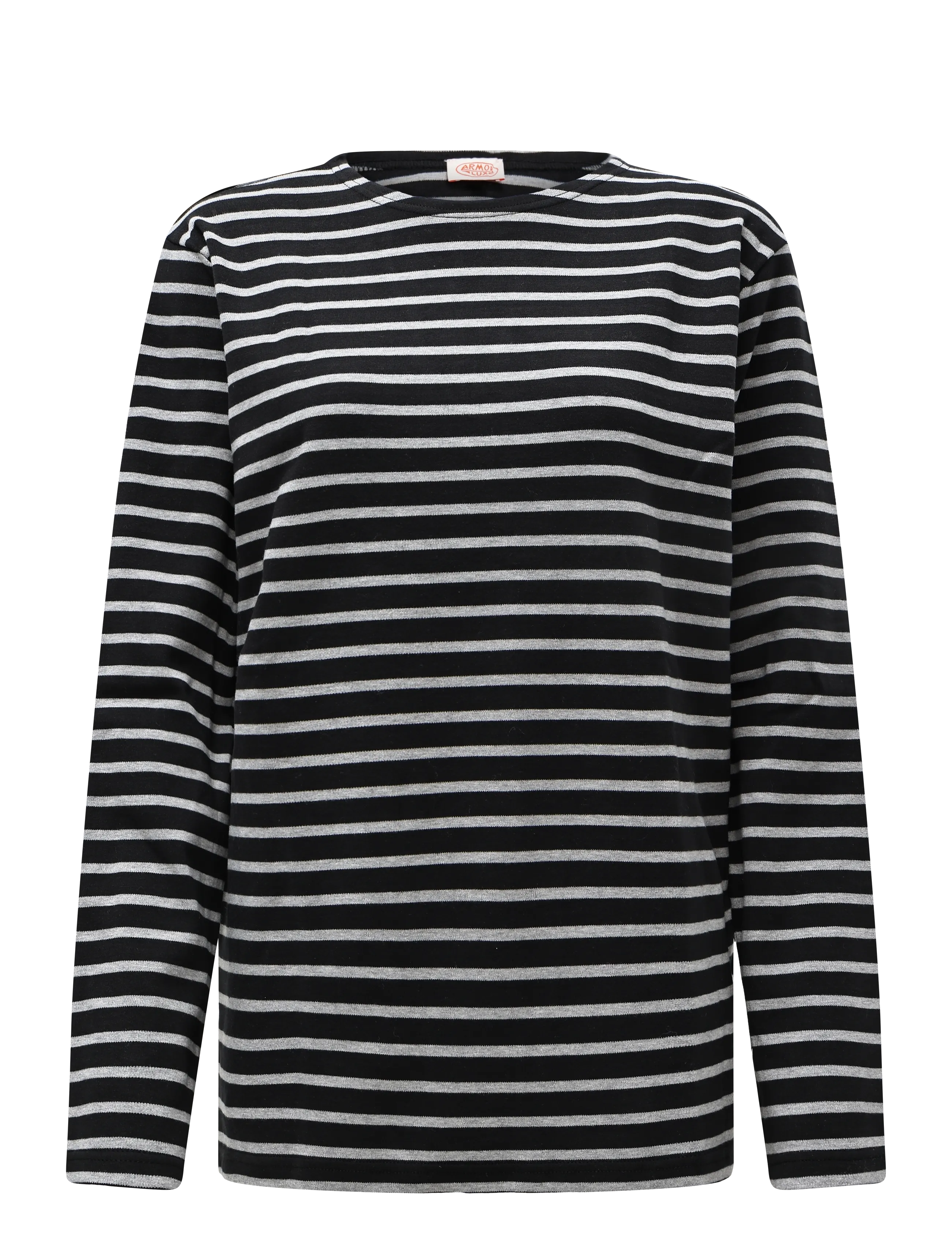 Armor Lux - Striped Breton Shirt Héritage - pikkade varrukatega t-särgid - black/grey - 1