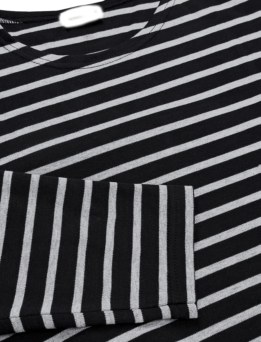 Armor Lux - Striped Breton Shirt Héritage - pikkade varrukatega t-särgid - black/grey - 5
