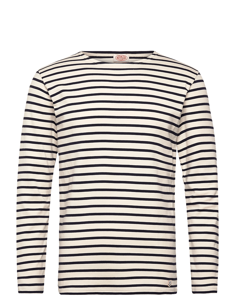Armor Lux - Striped Breton Shirt Héritage - långärmade t-shirts - nature/ navire - 1
