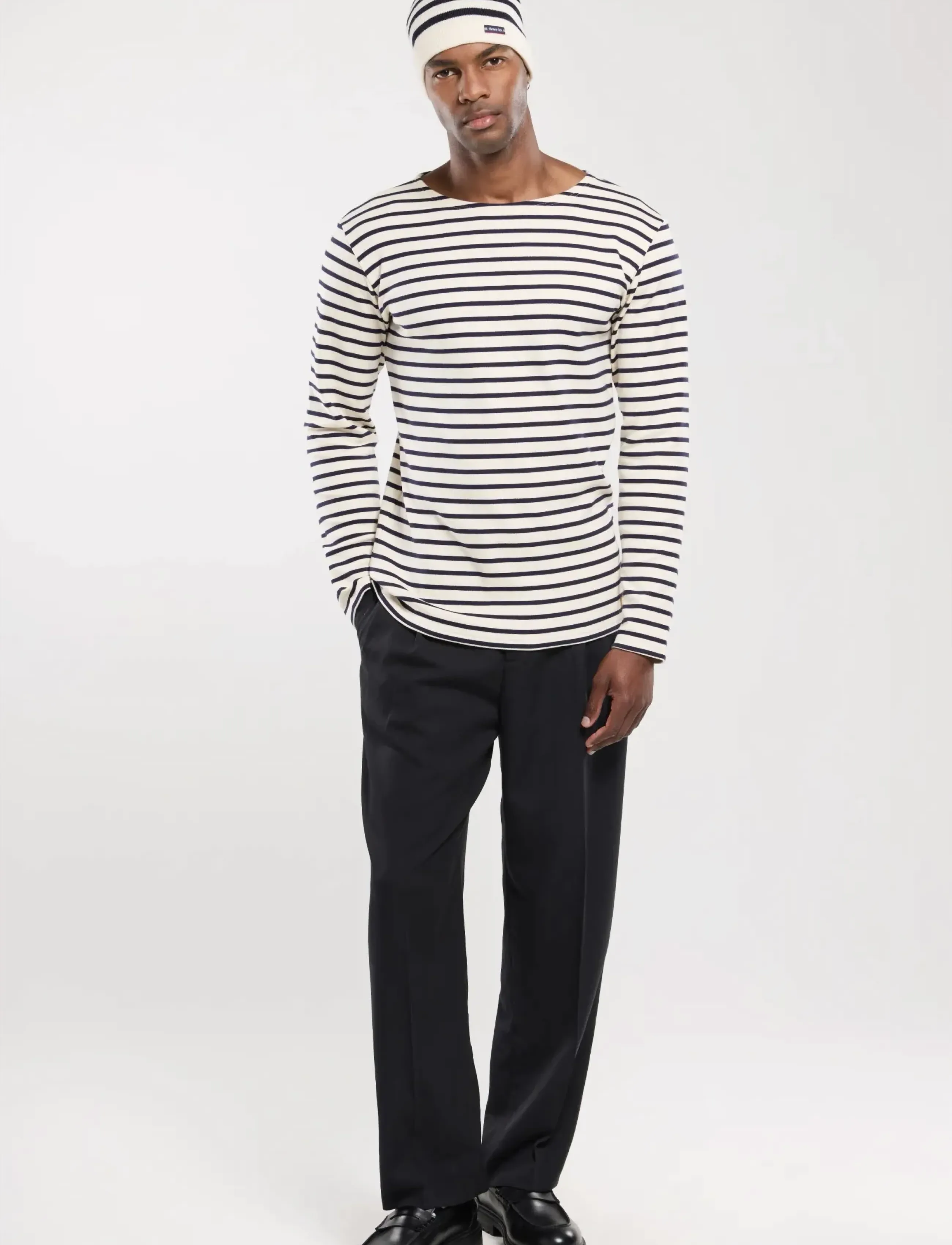 Armor Lux - Breton Striped Shirt Héritage - pikkade varrukatega t-särgid - nature/ navire - 4