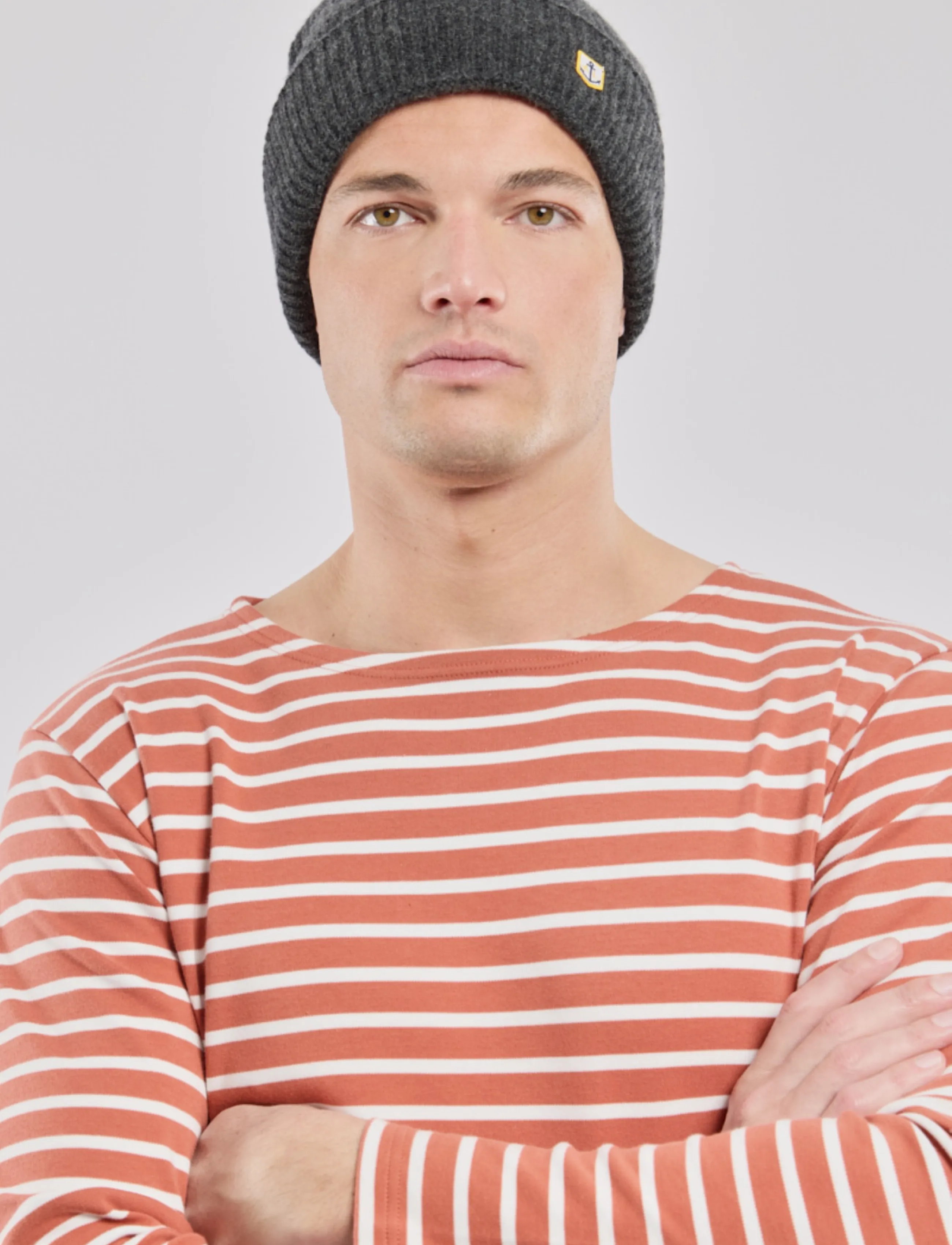 Armor Lux - Striped Breton Shirt Héritage - langärmelig - stone brest/milk - 4
