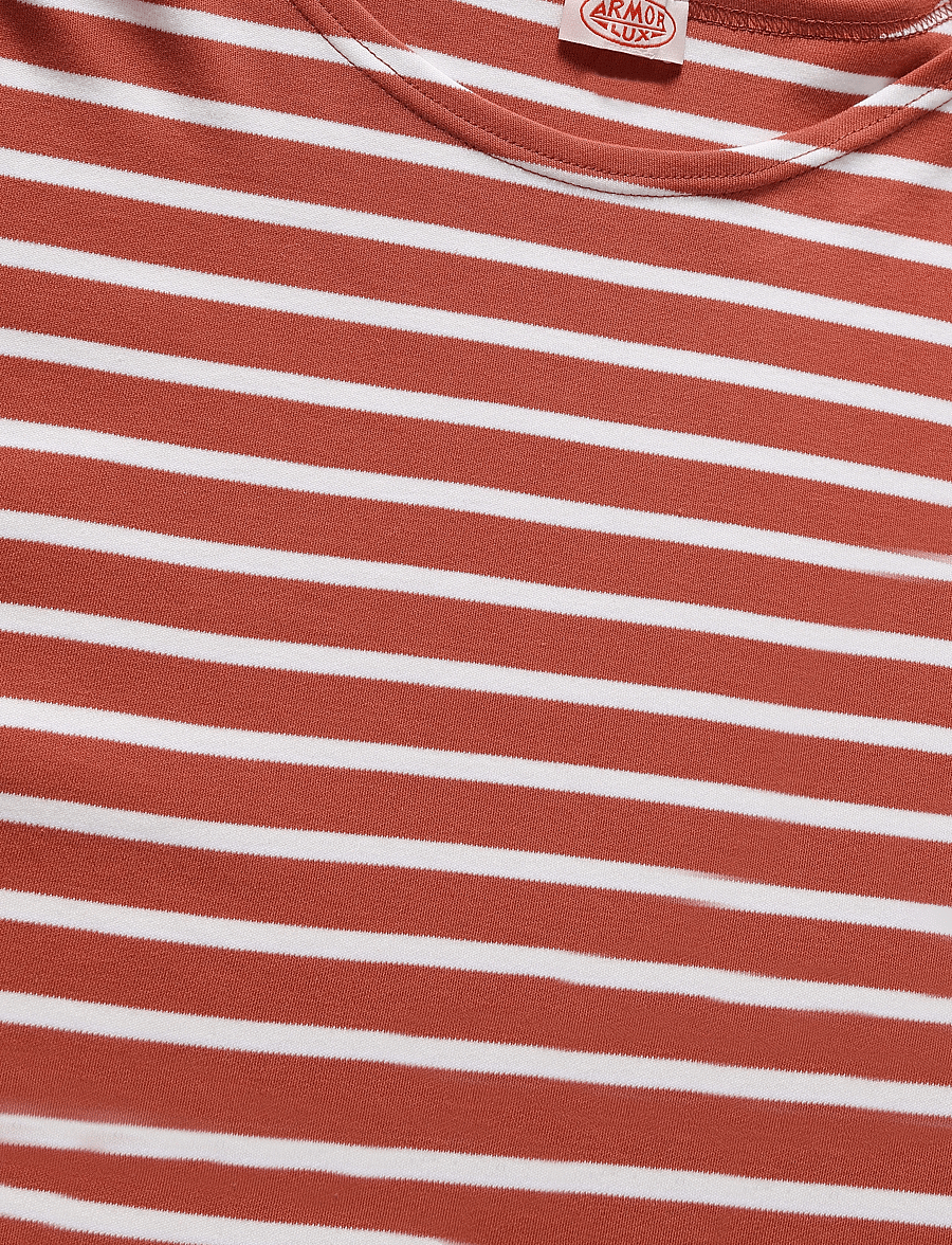 Armor Lux - Striped Breton Shirt Héritage - langärmelig - stone brest/milk - 5