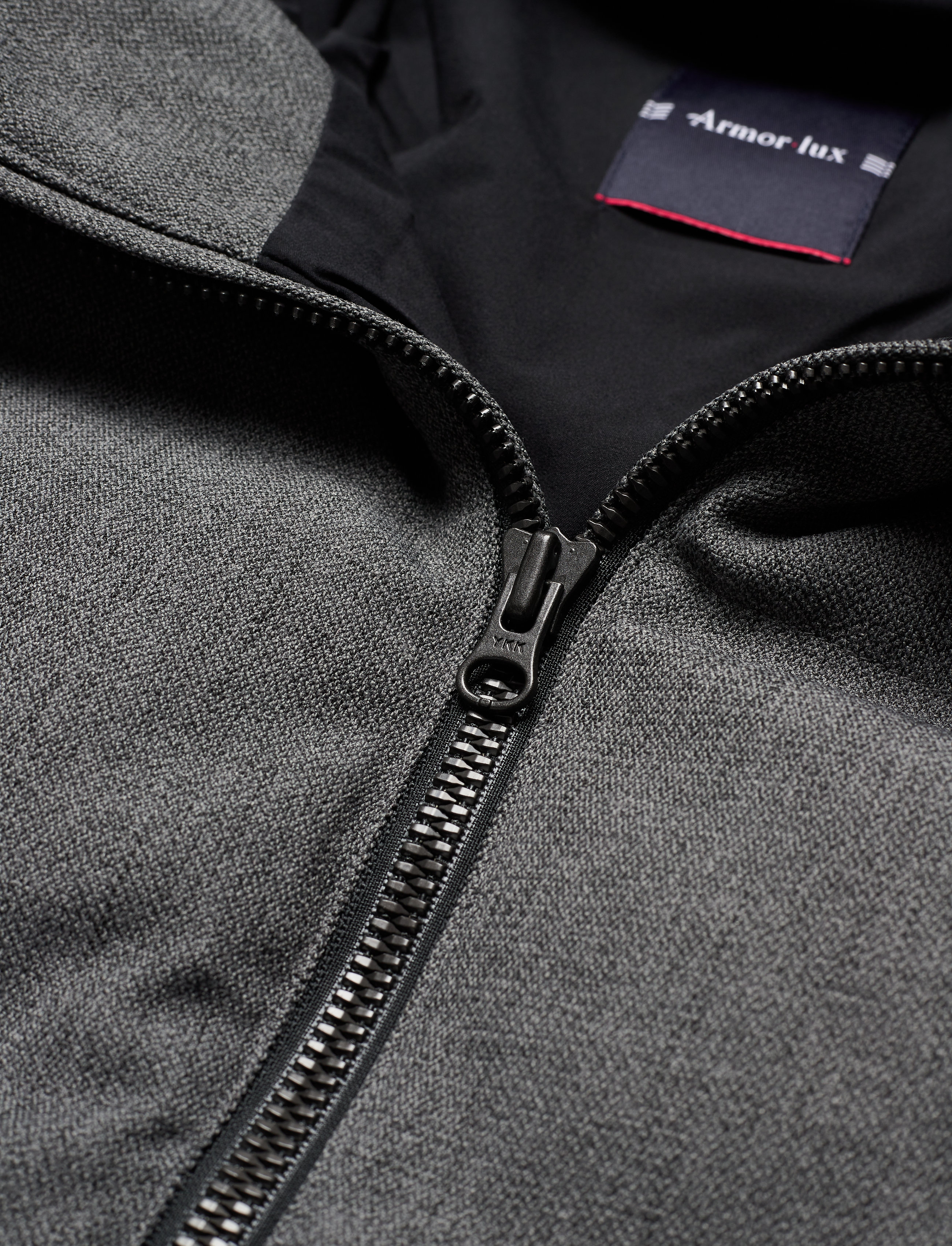 Armor Lux - Quilted jacket - gris chine fonce - 3