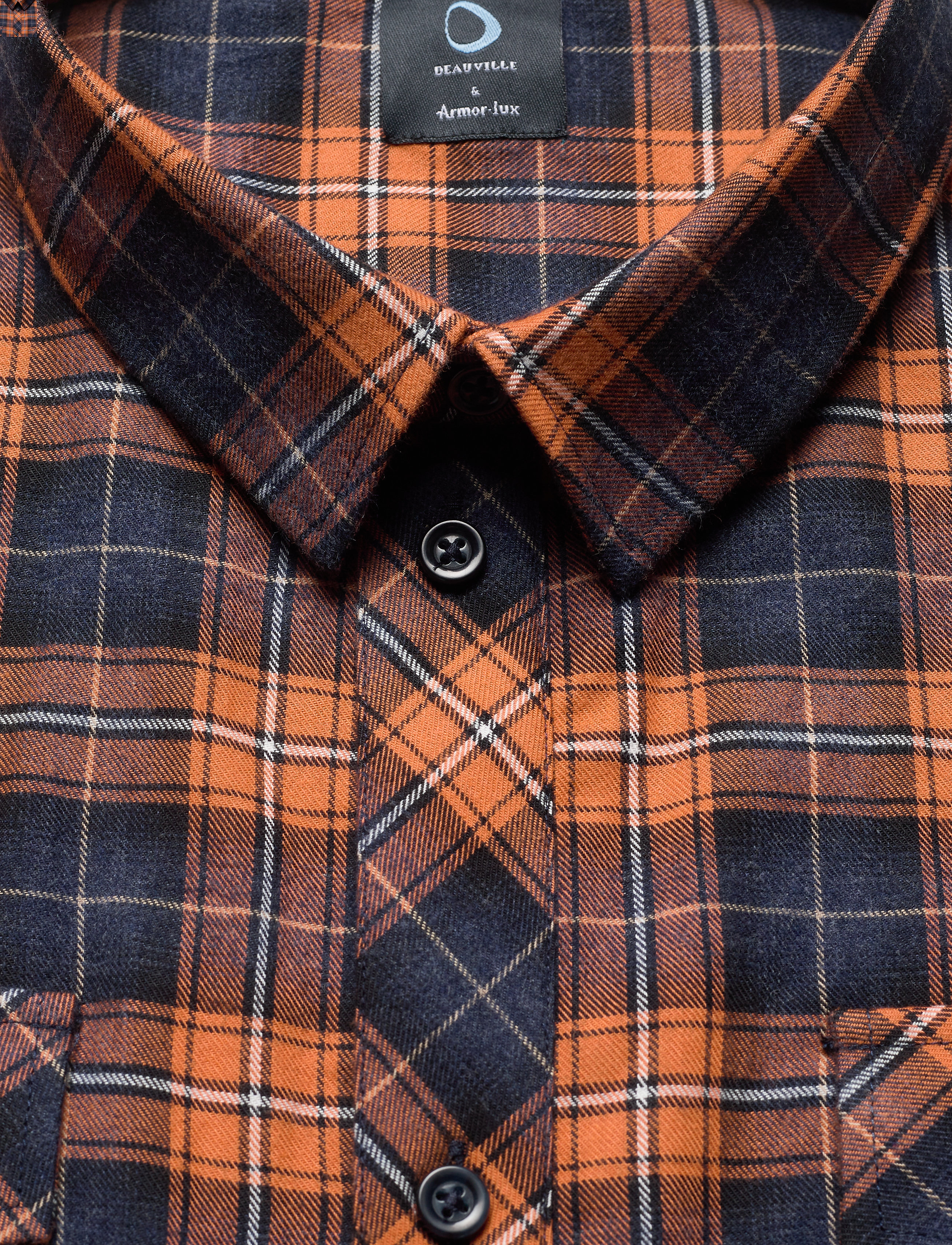 Armor Lux - Checkered shirt - navire/rame - 2