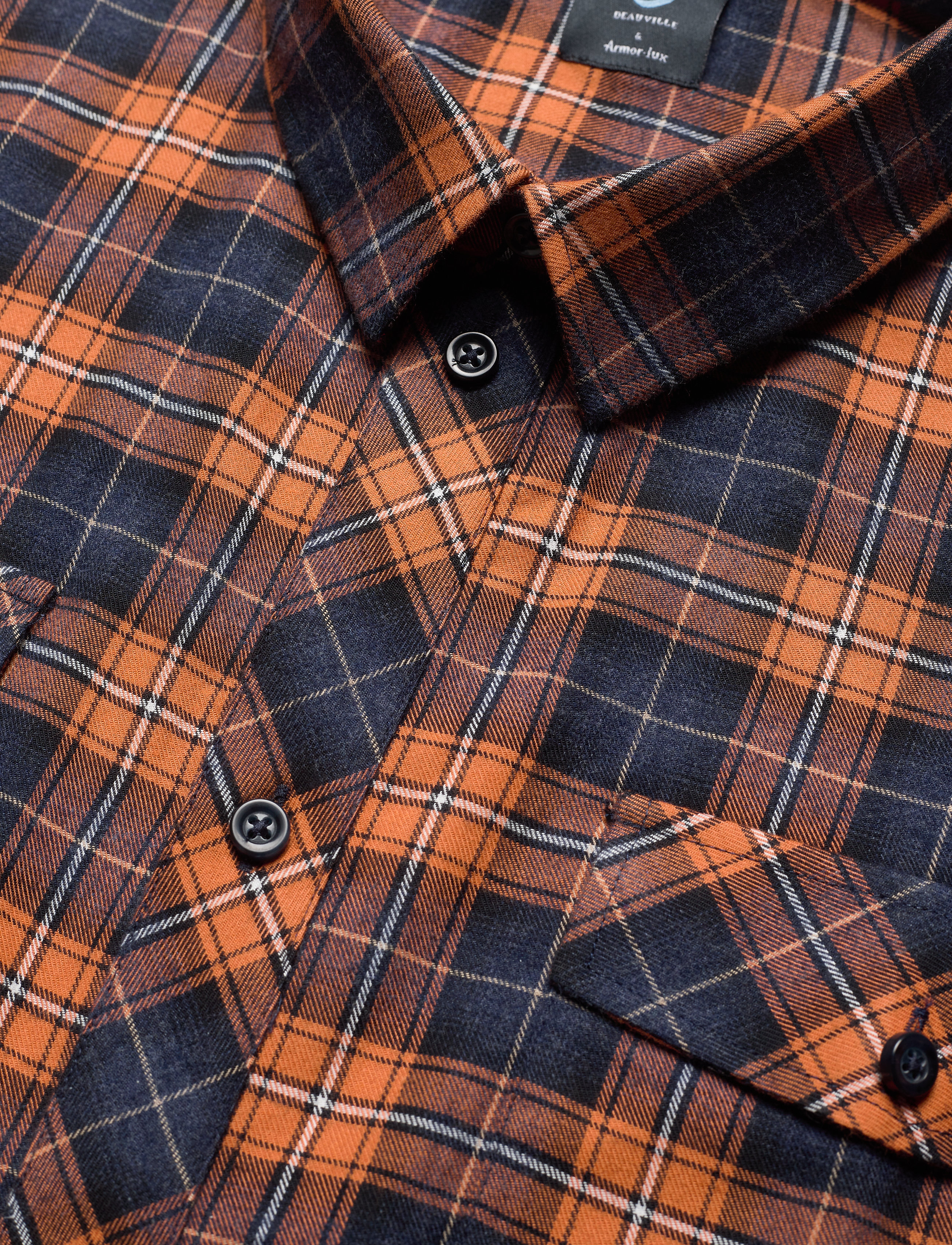 Armor Lux - Checkered shirt - navire/rame - 3