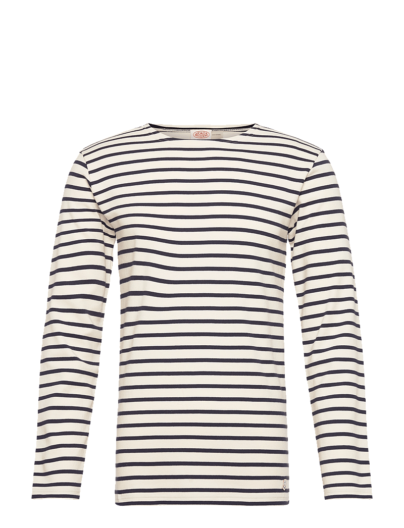 Armor Lux - Breton Striped Shirt Héritage - langærmede t-shirts - nature/navy - 0