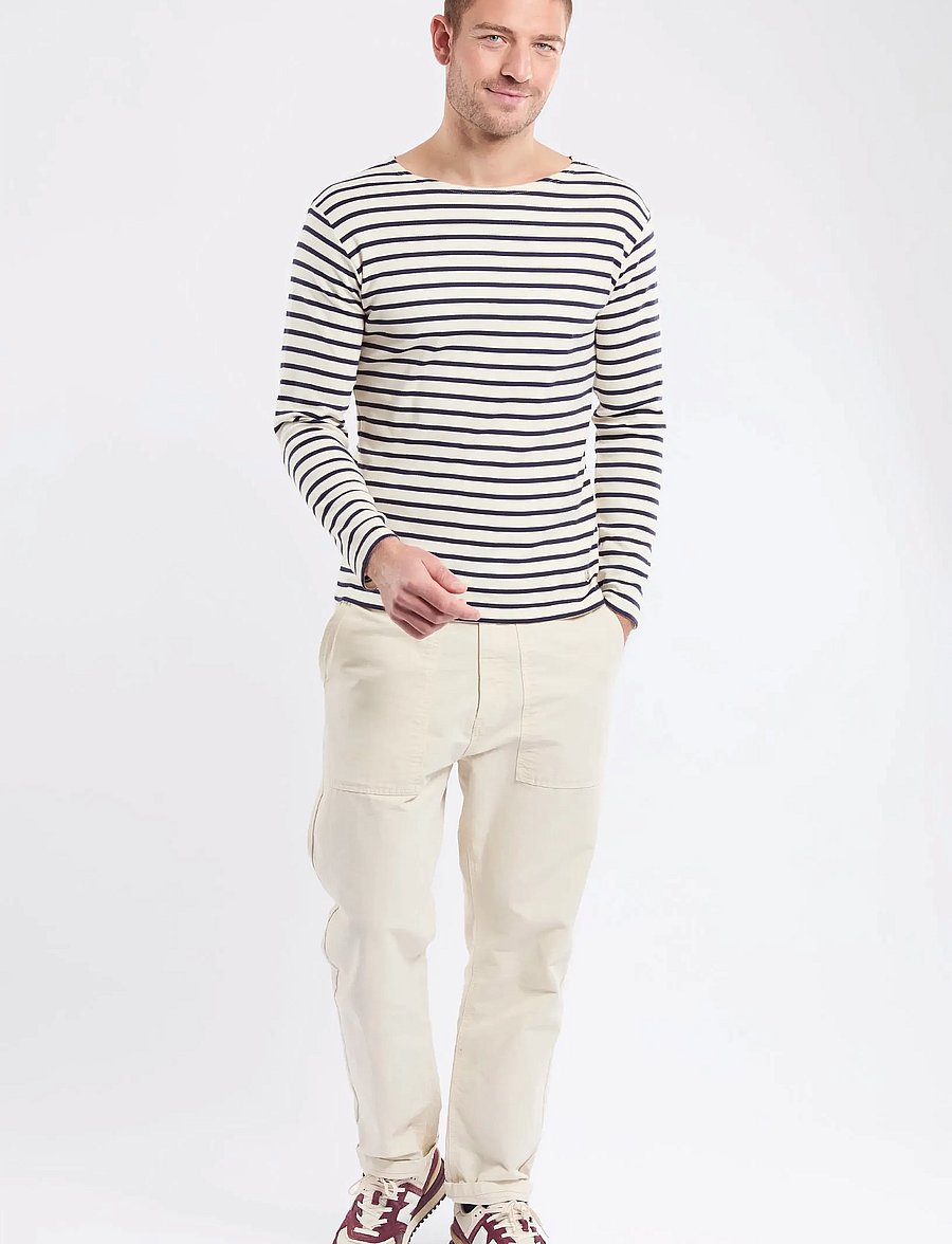 Armor Lux - Striped Breton Shirt Héritage - langärmelige t-shirts - nature/navy - 5