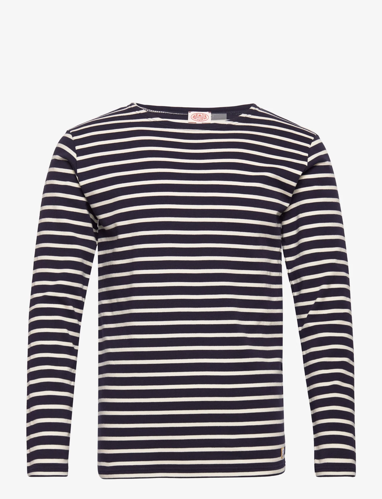 Armor Lux - Breton Striped Shirt Héritage - langermede t-skjorter - navy/nature - 0
