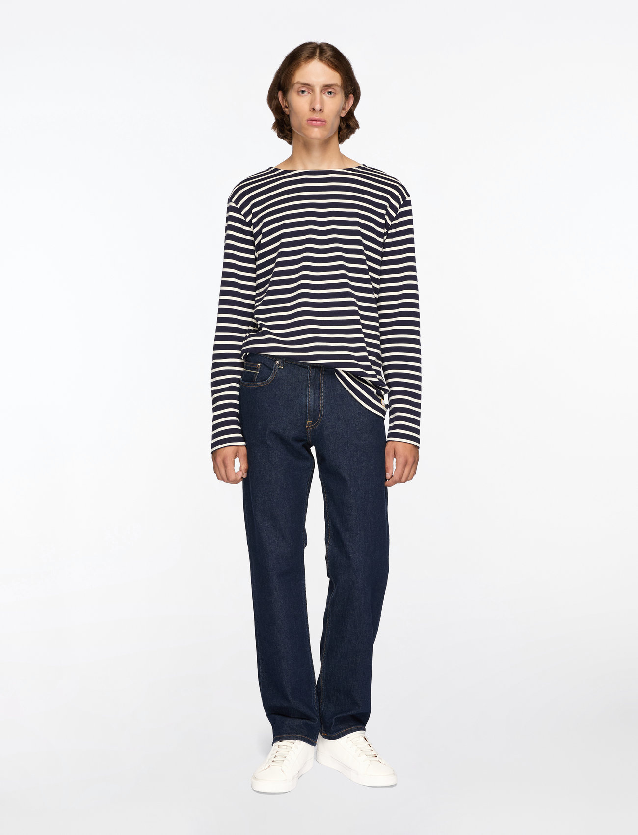 Armor Lux - Breton Striped Shirt Héritage - långärmade t-shirts - navy/nature - 3