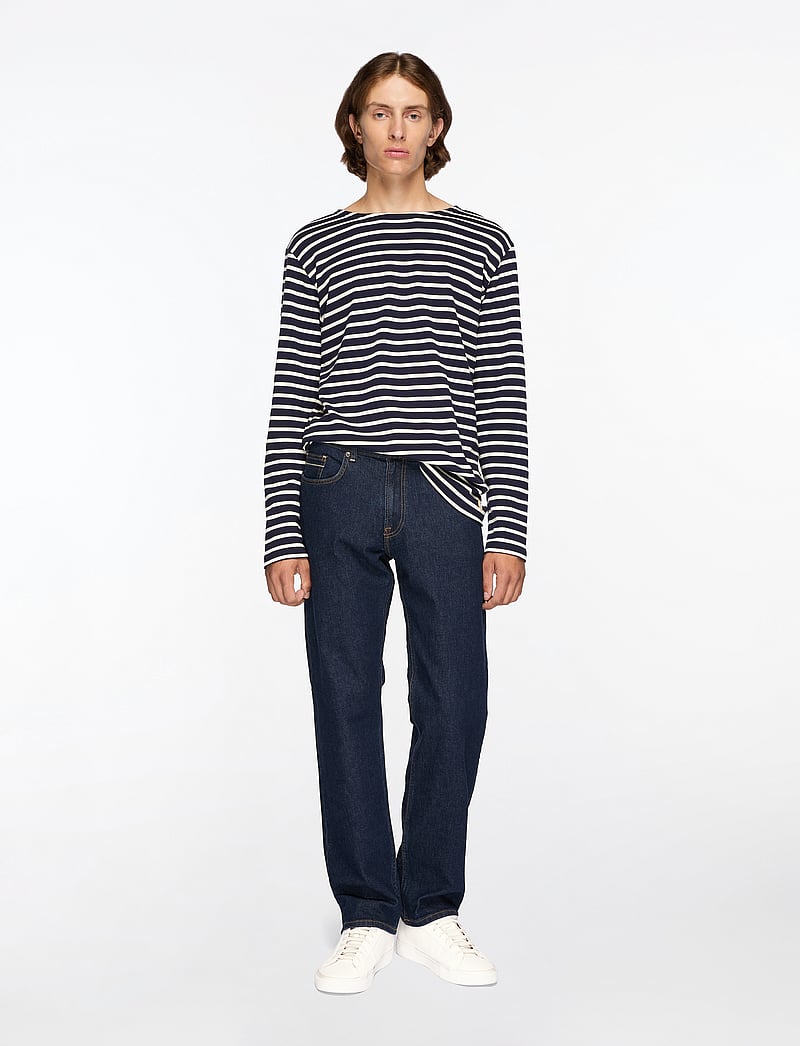 Armor Lux - Breton Striped Shirt Héritage - långärmade t-shirts - navy/nature - 3