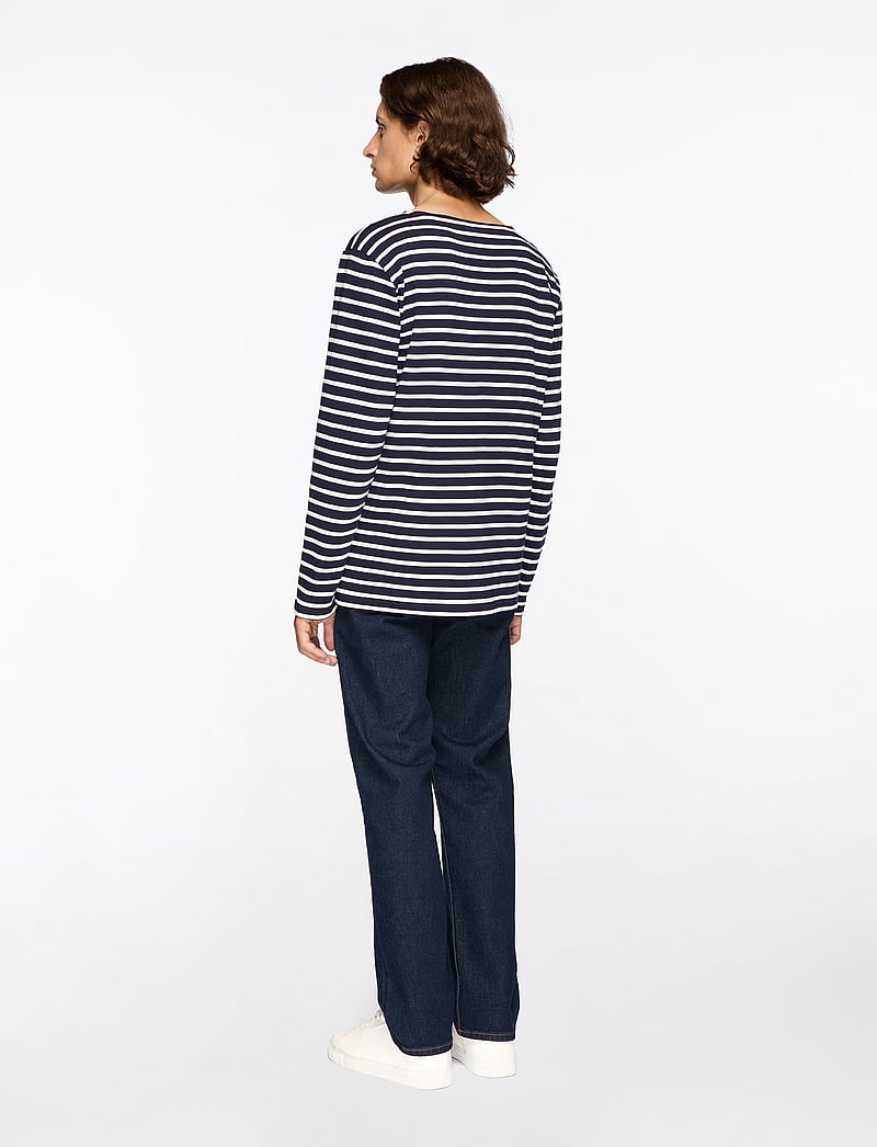 Armor Lux - Breton Striped Shirt Héritage - långärmade t-shirts - navy/nature - 5