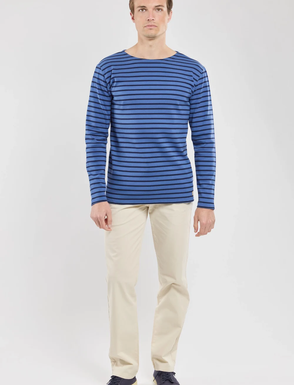 Armor Lux - Breton Striped Shirt - długi rękaw - obscur/marine deep - 5