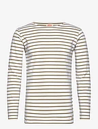 Breton Striped Shirt Héritage - WHITE/ARGILE E23
