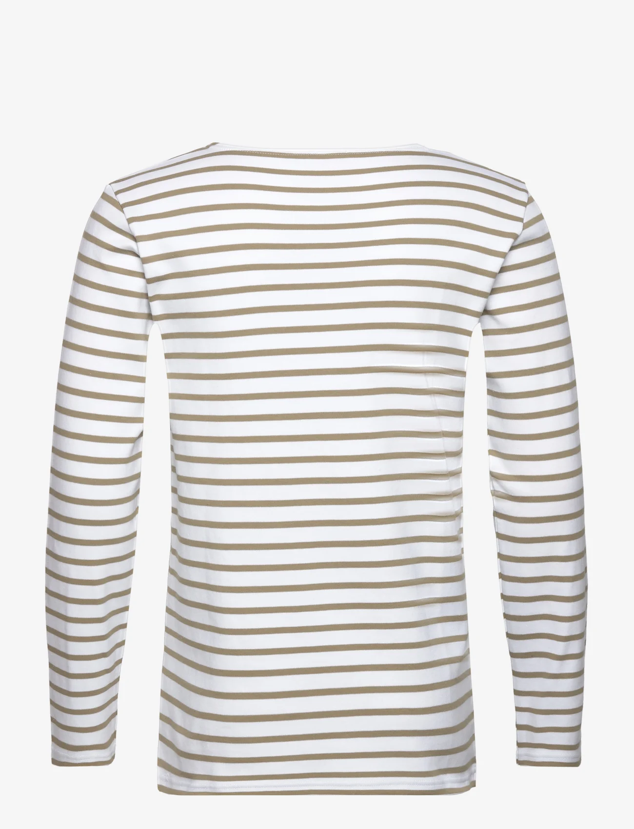 Armor Lux - Breton Striped Shirt Héritage - langermede t-skjorter - white/argile e23 - 1