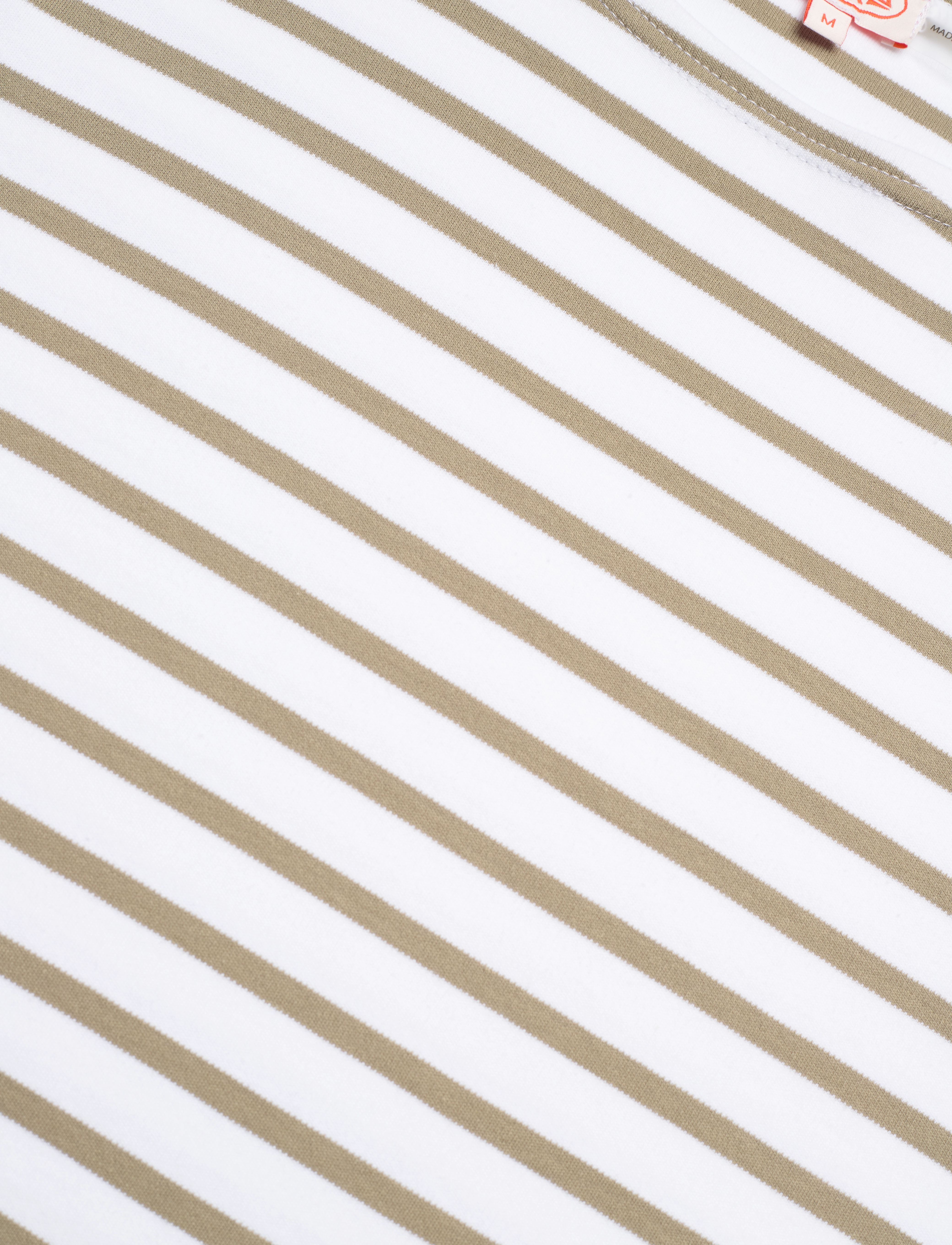 Armor Lux - Striped Breton Shirt Héritage - langærmede t-shirts - white/argile e23 - 2