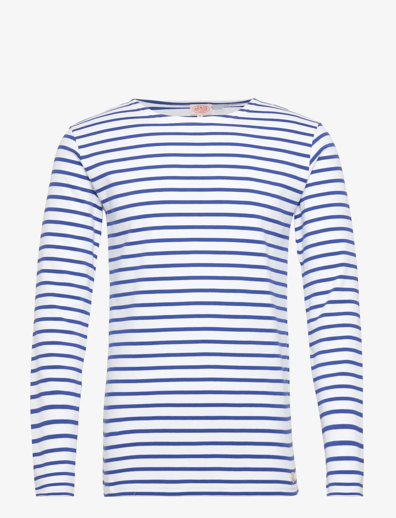 Armor Lux - Breton Striped Shirt Héritage - langermede t-skjorter - white/royal blue - 0