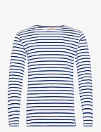 Breton Striped Shirt Héritage - WHITE/ROYAL BLUE