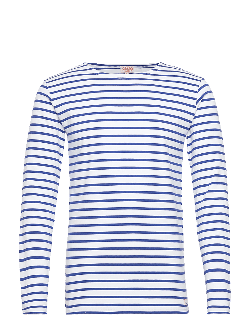 Armor Lux - Breton Striped Shirt Héritage - langärmelig - white/royal blue - 0