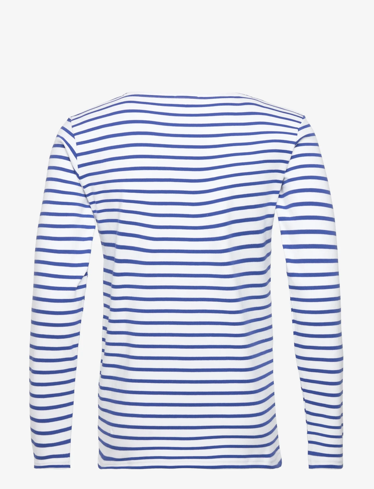 Armor Lux - Breton Striped Shirt Héritage - long-sleeved t-shirts - white/royal blue - 1