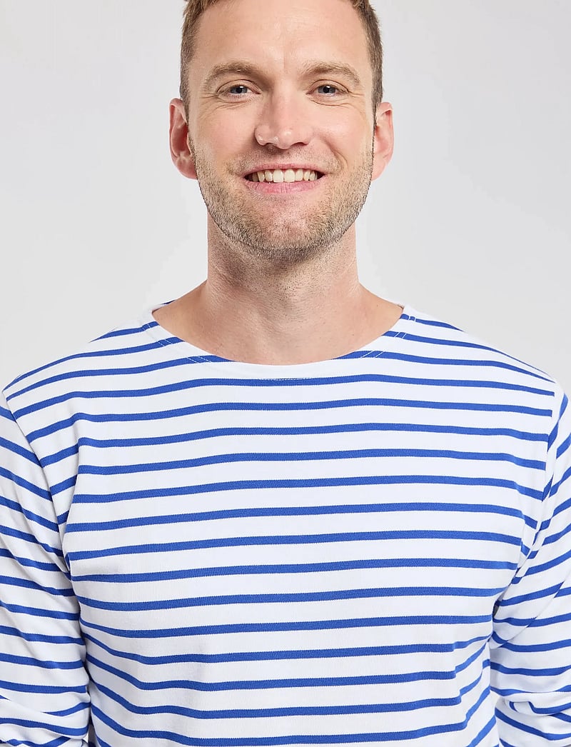 Armor Lux - Breton Striped Shirt Héritage - langärmelig - white/royal blue - 3