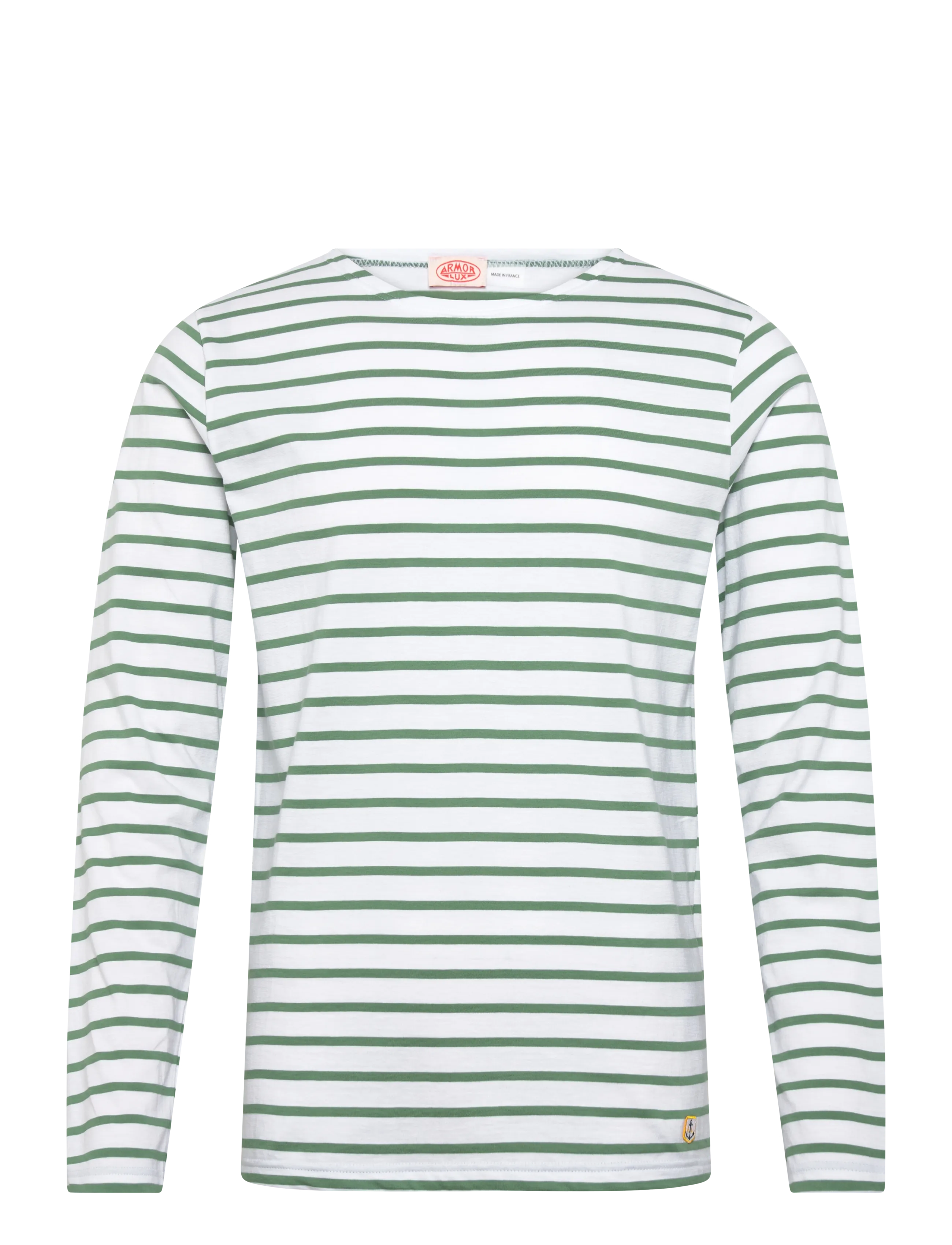 ARMOR LUX Heritage Plozévet Herren's Gestreift Shirt Weiß - S - Herren