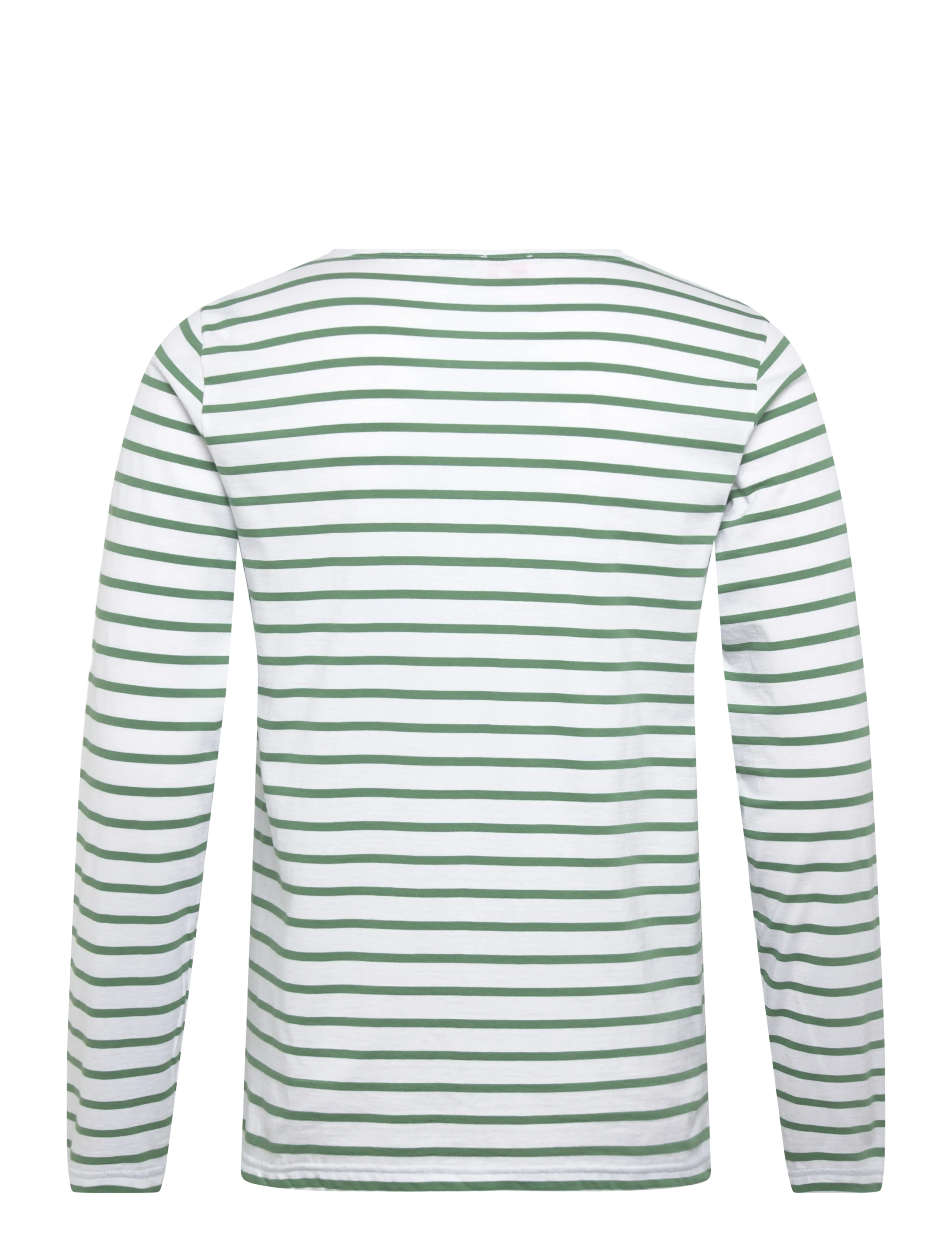 Armor Lux - Heritage Plozévet Men's Striped Shirt - langärmelig - white/ivy - 2