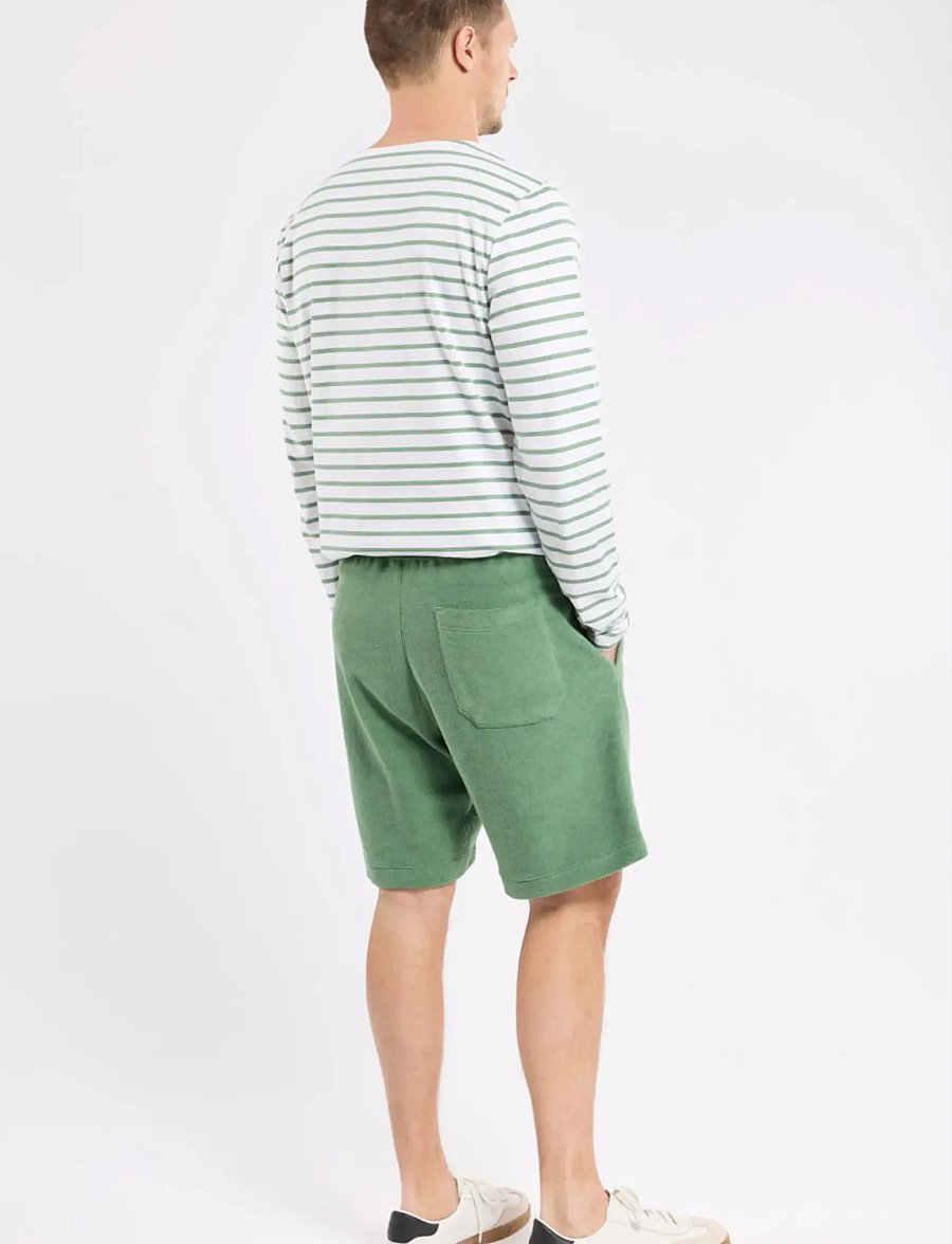 Armor Lux - Heritage Plozévet Men's Striped Shirt - langärmelig - white/ivy - 5