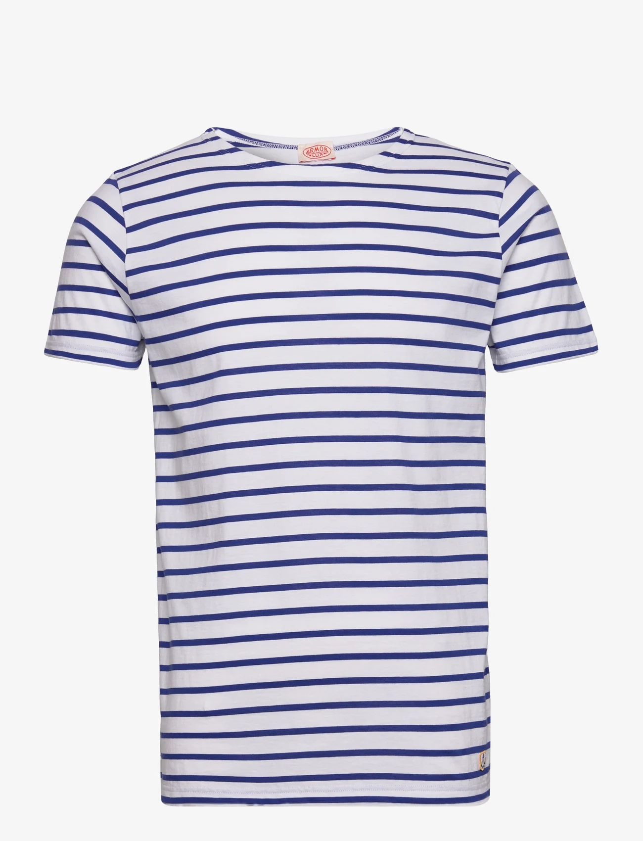 Armor Lux - Breton Striped Shirt Héritage - kortermede t-skjorter - blanc/etoile - 0