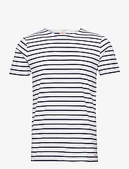 Armor Lux - Breton Striped Shirt Héritage - short-sleeved t-shirts - blanc/navire - 0