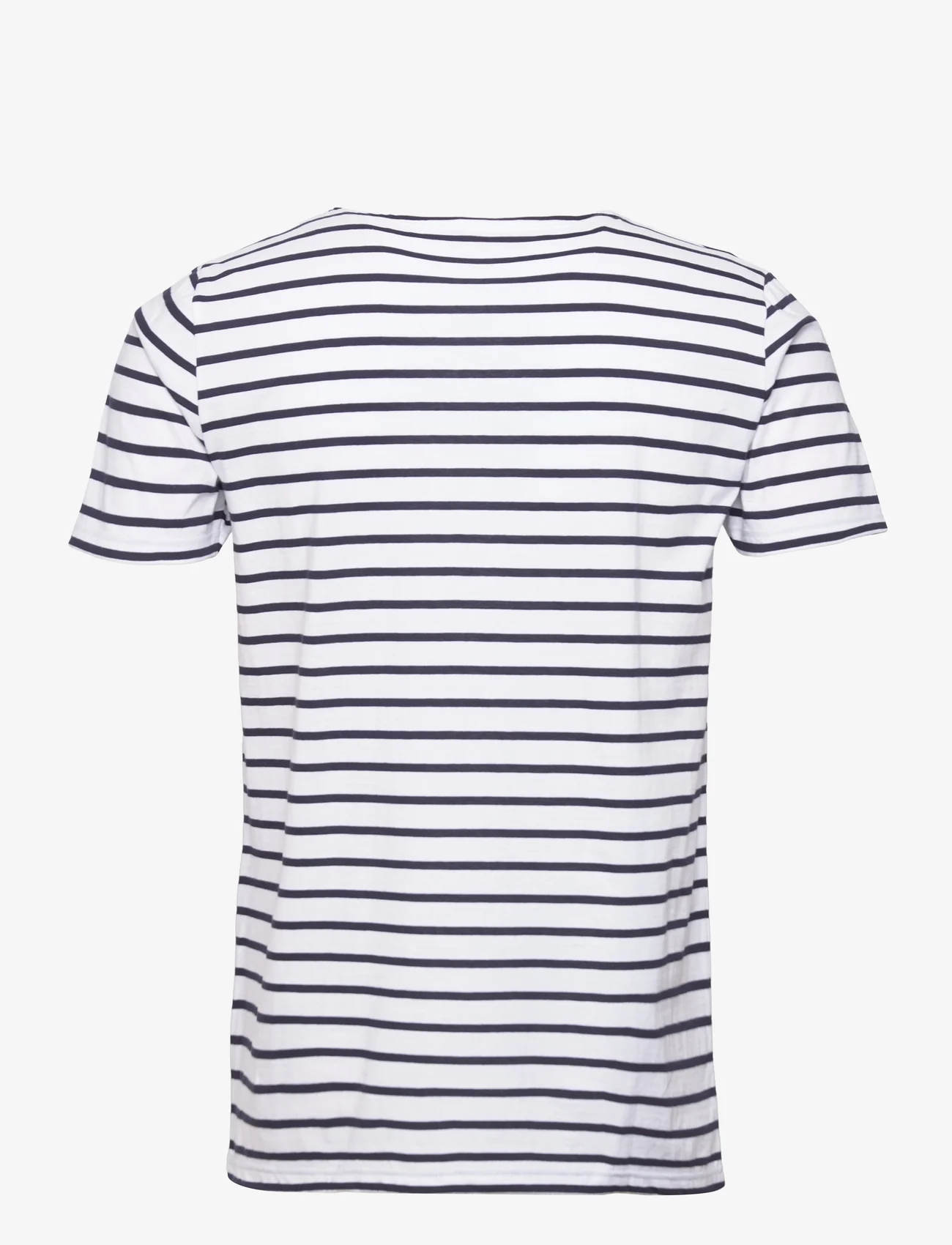 Armor Lux - Breton Striped Shirt Héritage - short-sleeved t-shirts - blanc/navire - 1
