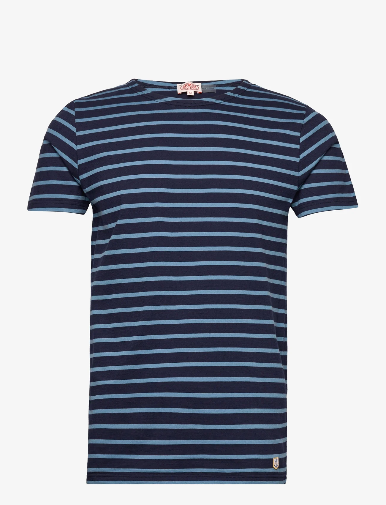 Armor Lux - Breton Striped Shirt Héritage - kortærmede t-shirts - marine deep/st lÔ - 0