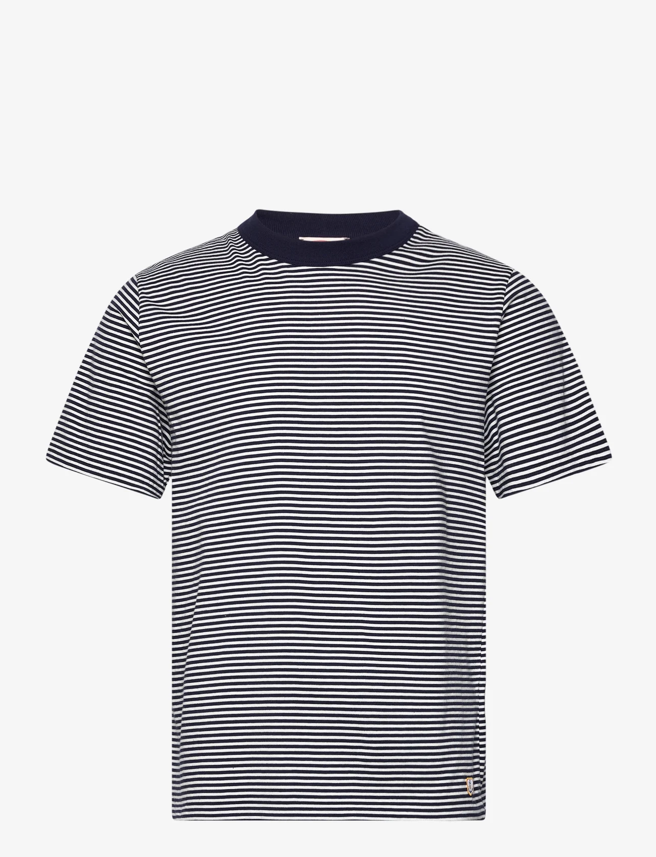 Armor Lux - T-shirt Héritage - t-krekli ar īsām piedurknēm - marine deep/milk - 0