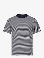 Armor Lux - T-shirt Héritage - marškinėliai trumpomis rankovėmis - marine deep/milk - 0