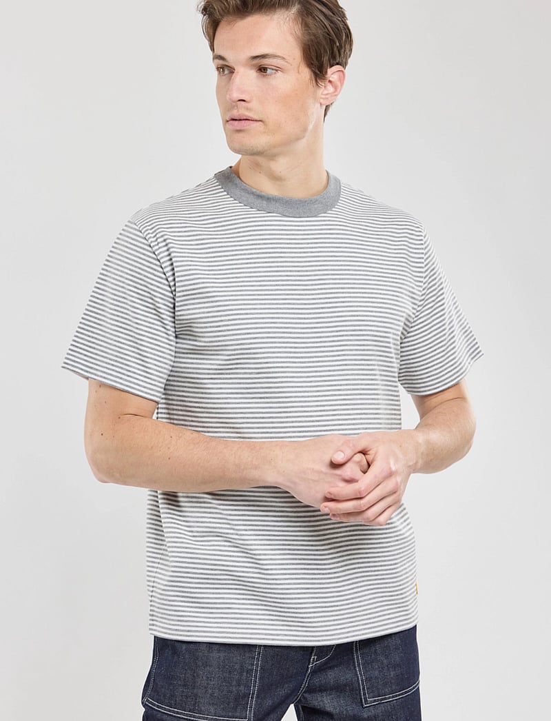 Armor Lux - Striped T-shirt Héritage - kurzärmelig - misty grey/milk - 4