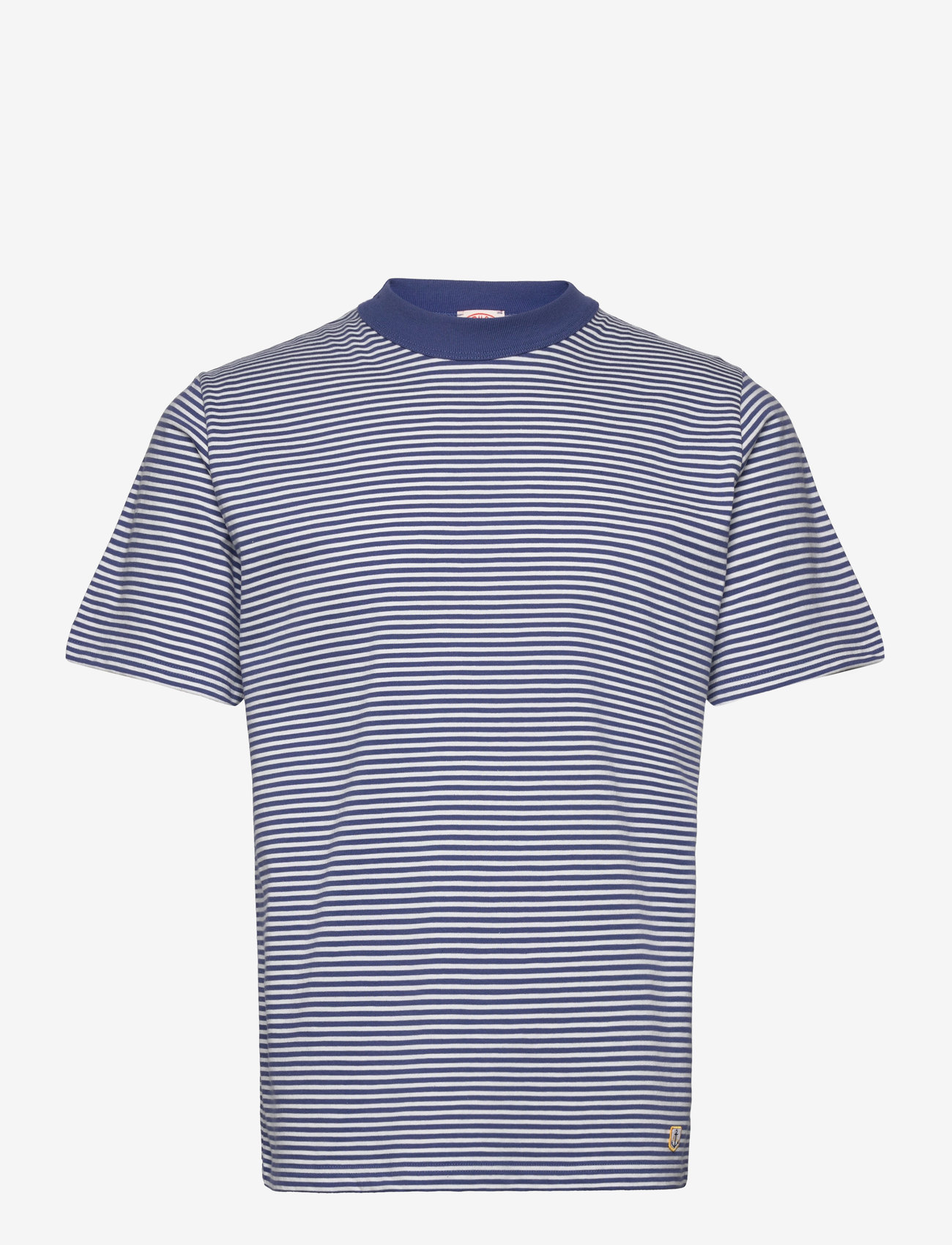 Armor Lux - Striped T-shirt Héritage - kortærmede t-shirts - obscur/ milk - 1