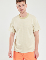 Armor Lux - T-shirt Héritage - t-krekli ar īsām piedurknēm - pale olive/milk - 2