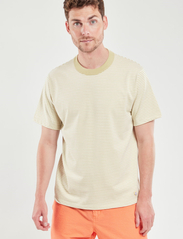 Armor Lux - T-shirt Héritage - t-krekli ar īsām piedurknēm - pale olive/milk - 3