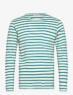 Striped Breton Shirt Héritage - NATURE/ PAGODA