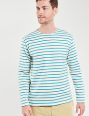 Armor Lux - Striped Breton Shirt Héritage - t-shirts à manches longues - nature/ pagoda - 0