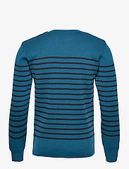 Armor Lux - Mariner Sweater "Molène" - knitted round necks - bleu glacial/navire - 1
