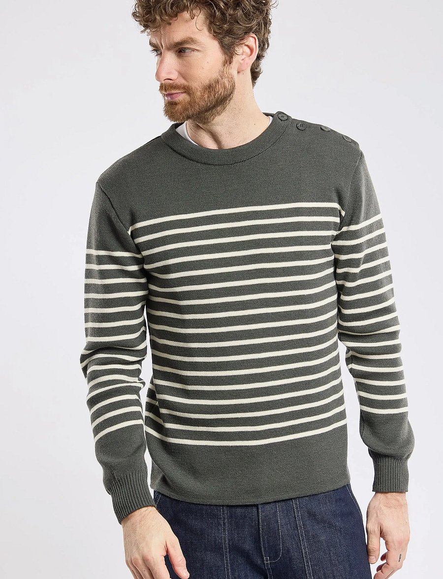 Armor Lux - Mariner Sweater "Molène" - rundhals - chimÉra/nature - 0