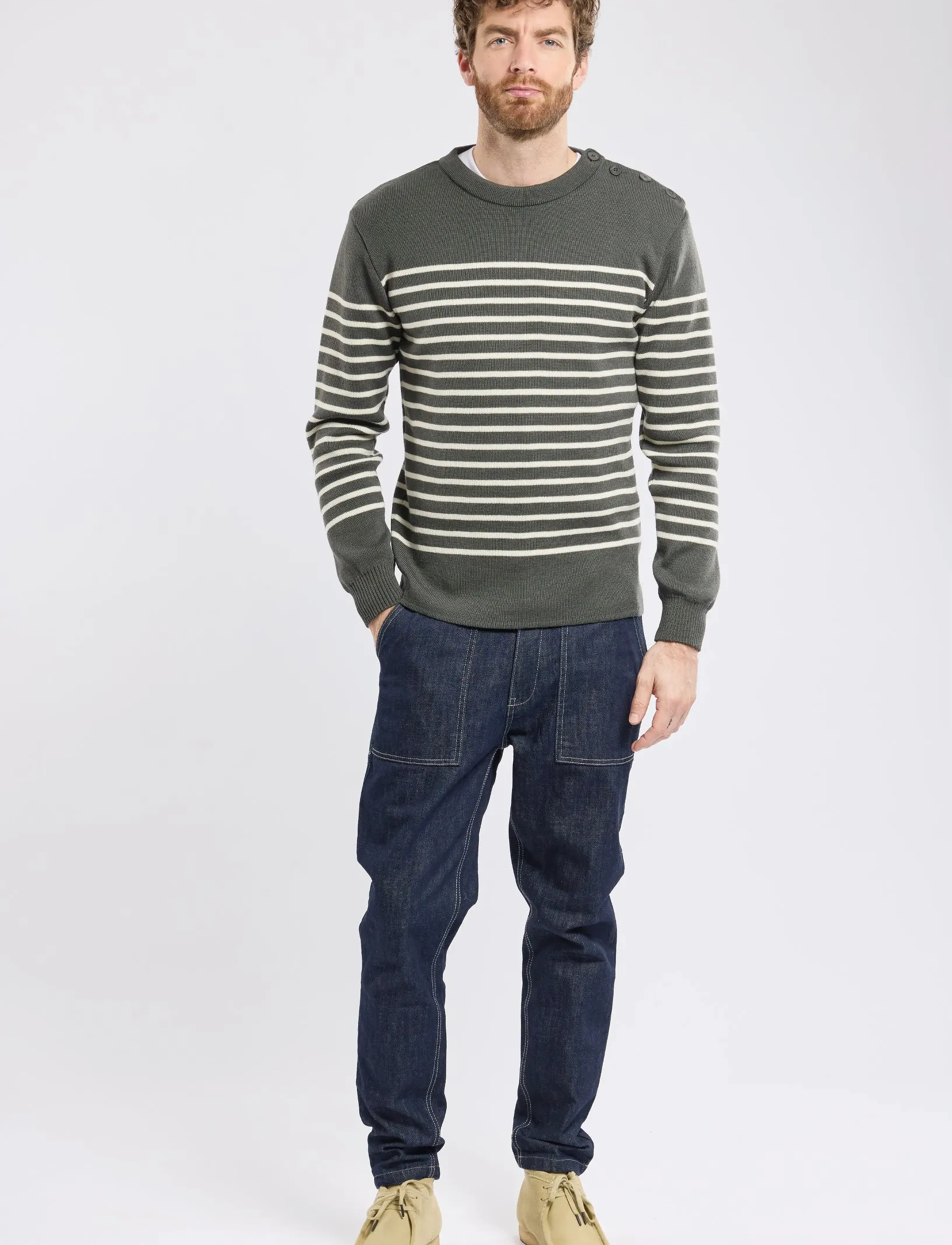 Armor Lux - Mariner Sweater "Molène" - rundhalsad - chimÉra/nature - 4