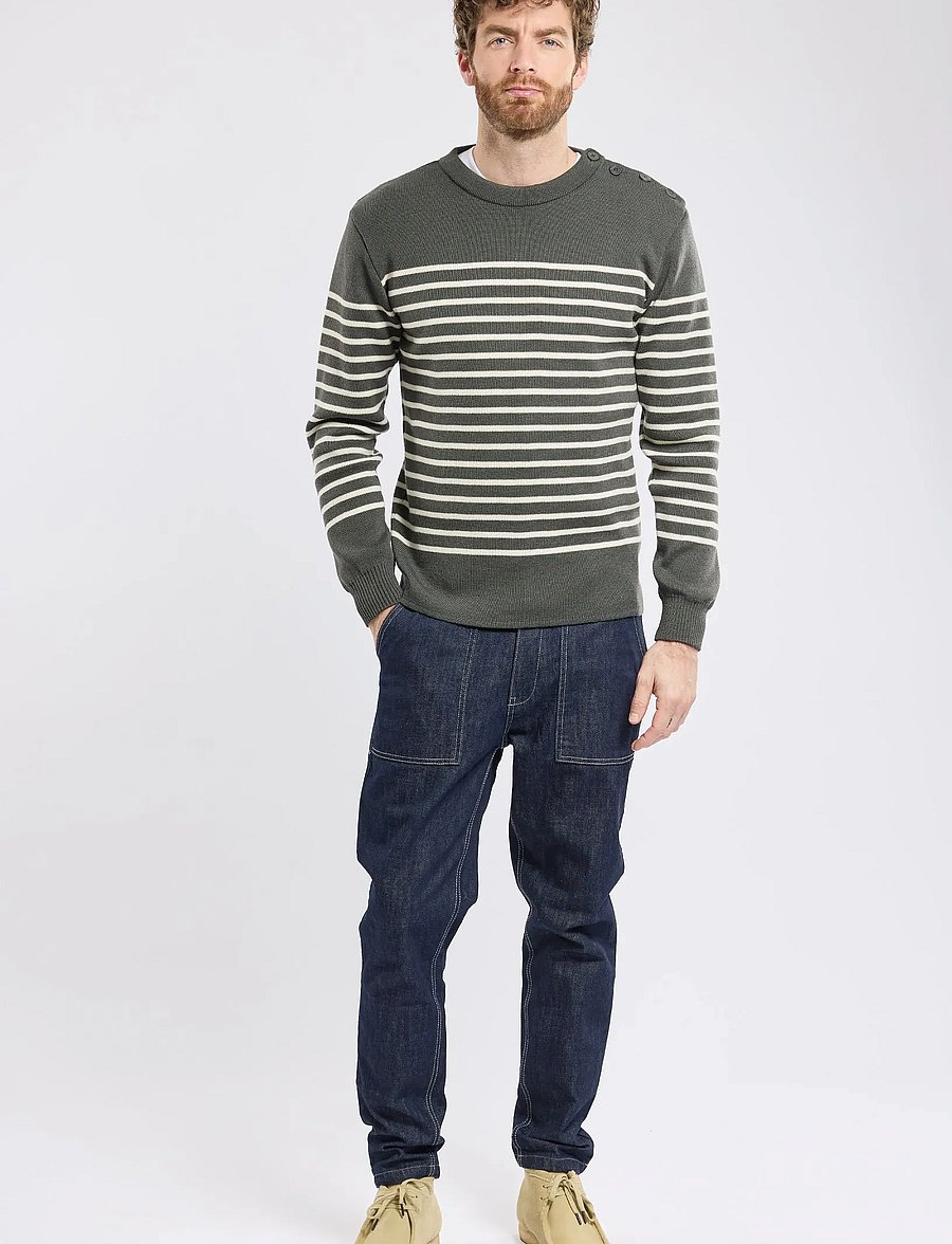 Armor Lux - Mariner Sweater "Molène" - rundhals - chimÉra/nature - 4