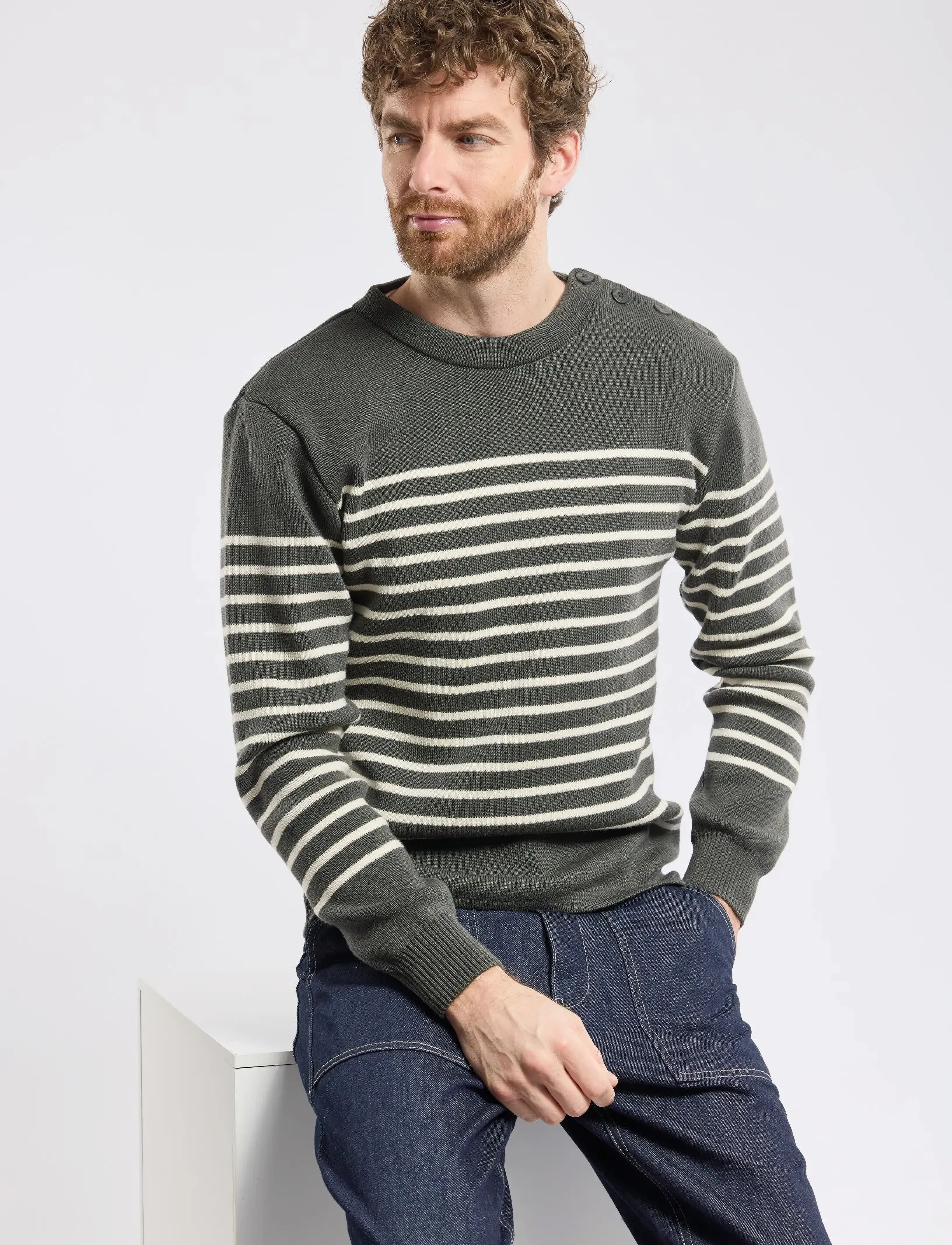 Armor Lux - Mariner Sweater "Molène" - rundhalsad - chimÉra/nature - 5