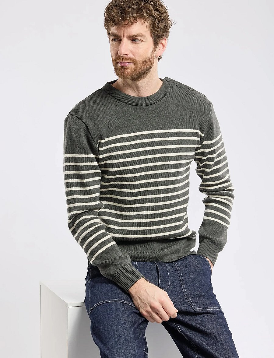 Armor Lux - Mariner Sweater "Molène" - rundhals - chimÉra/nature - 5