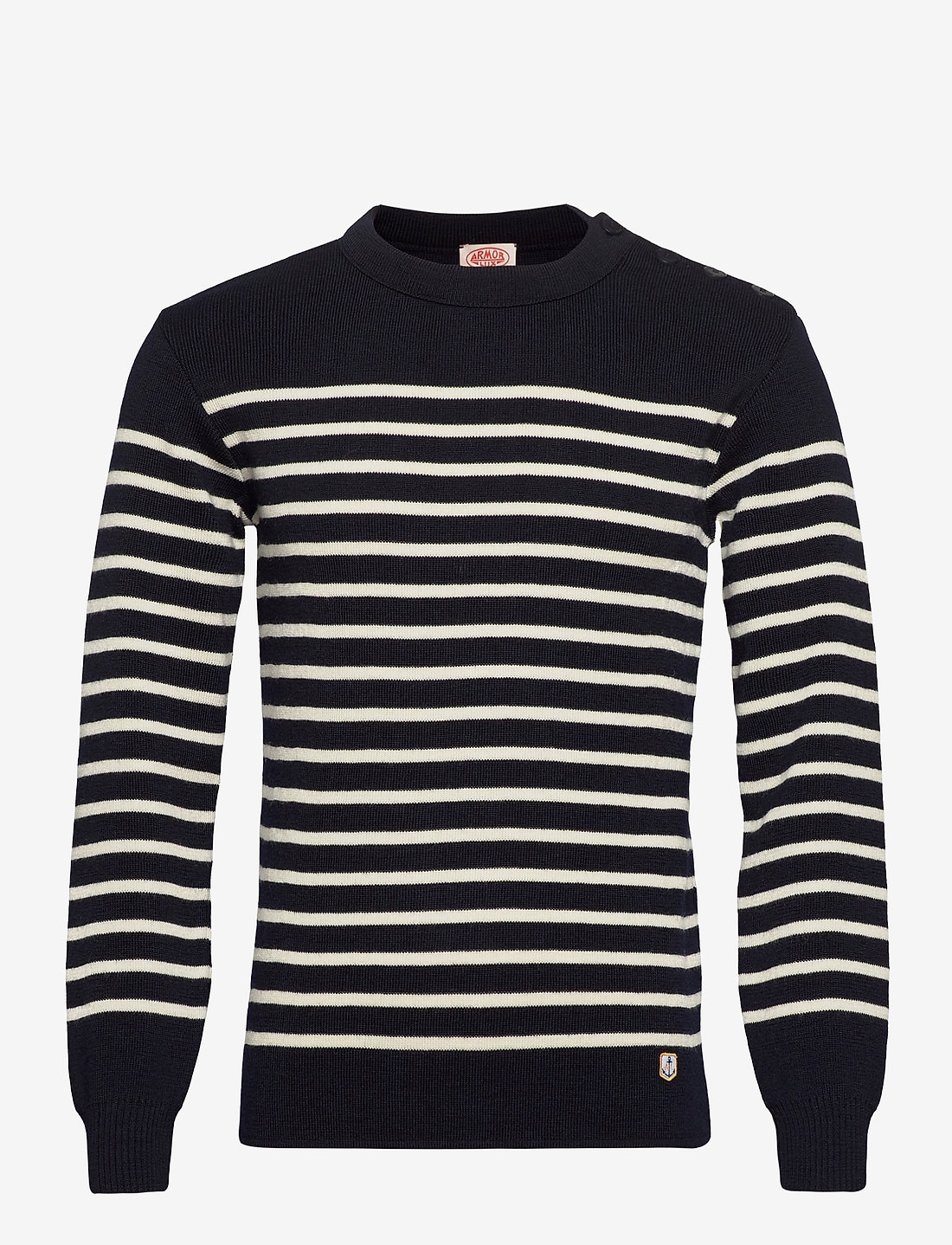 Armor Lux - Mariner Sweater "Molène" - Ümmarguse kaelusega kudumid - navy/nature - 0