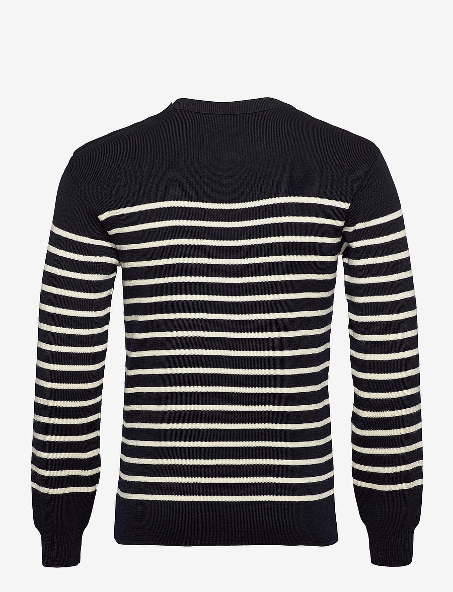 Armor Lux - Mariner Sweater "Molène" - Ümara kaelusega - navy/nature - 2
