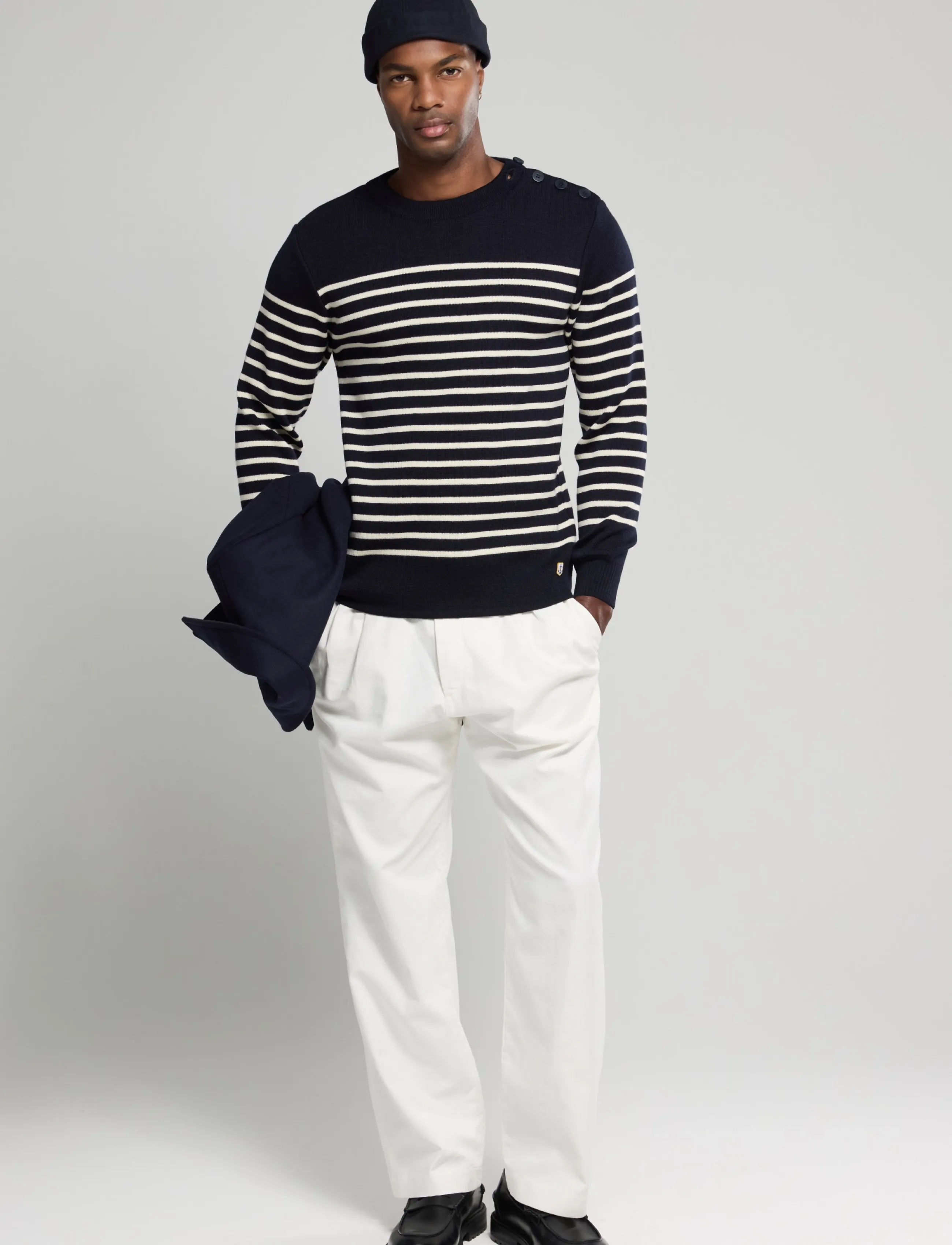 Armor Lux - Mariner Sweater "Molène" - rundhals - navy/nature - 5