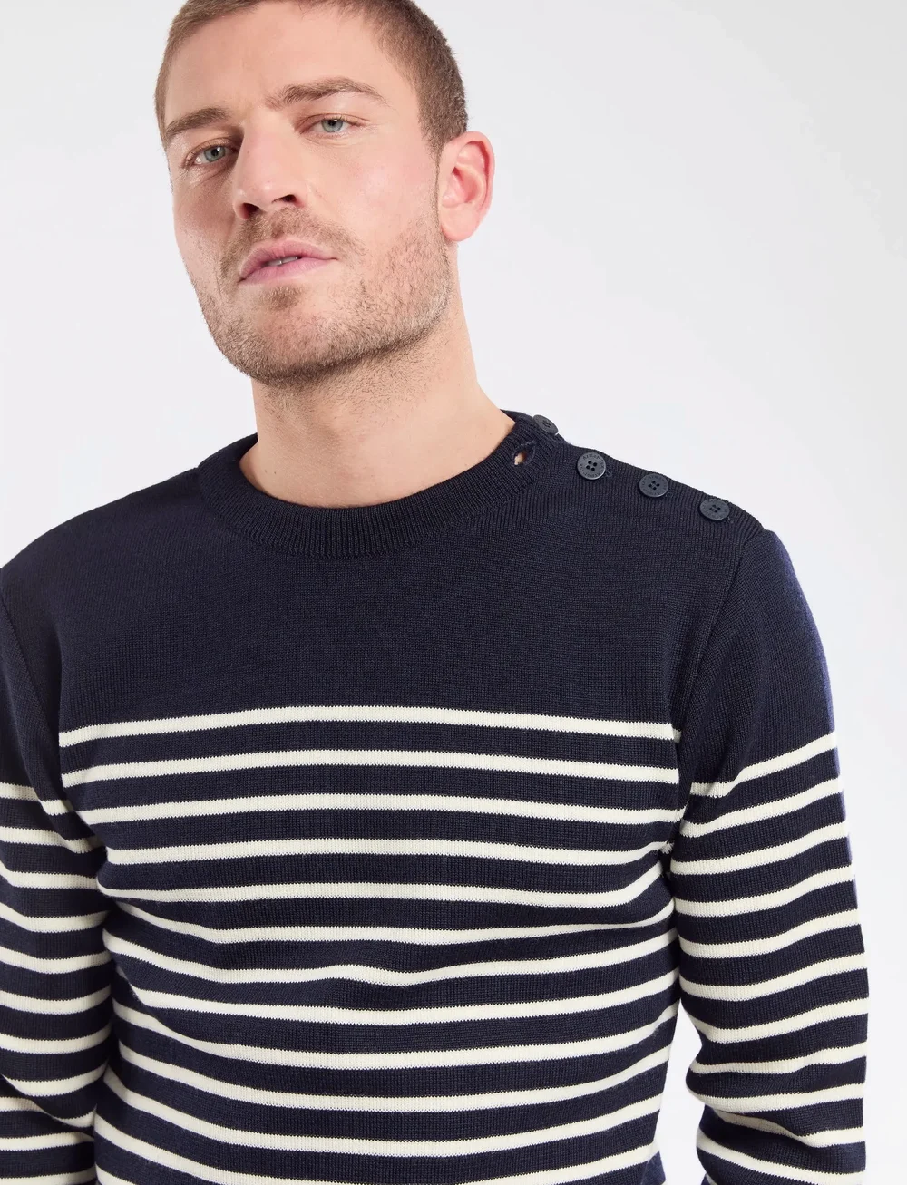 Armor Lux - Mariner Sweater "Molène" - Ümmarguse kaelusega kudumid - navy/nature - 3