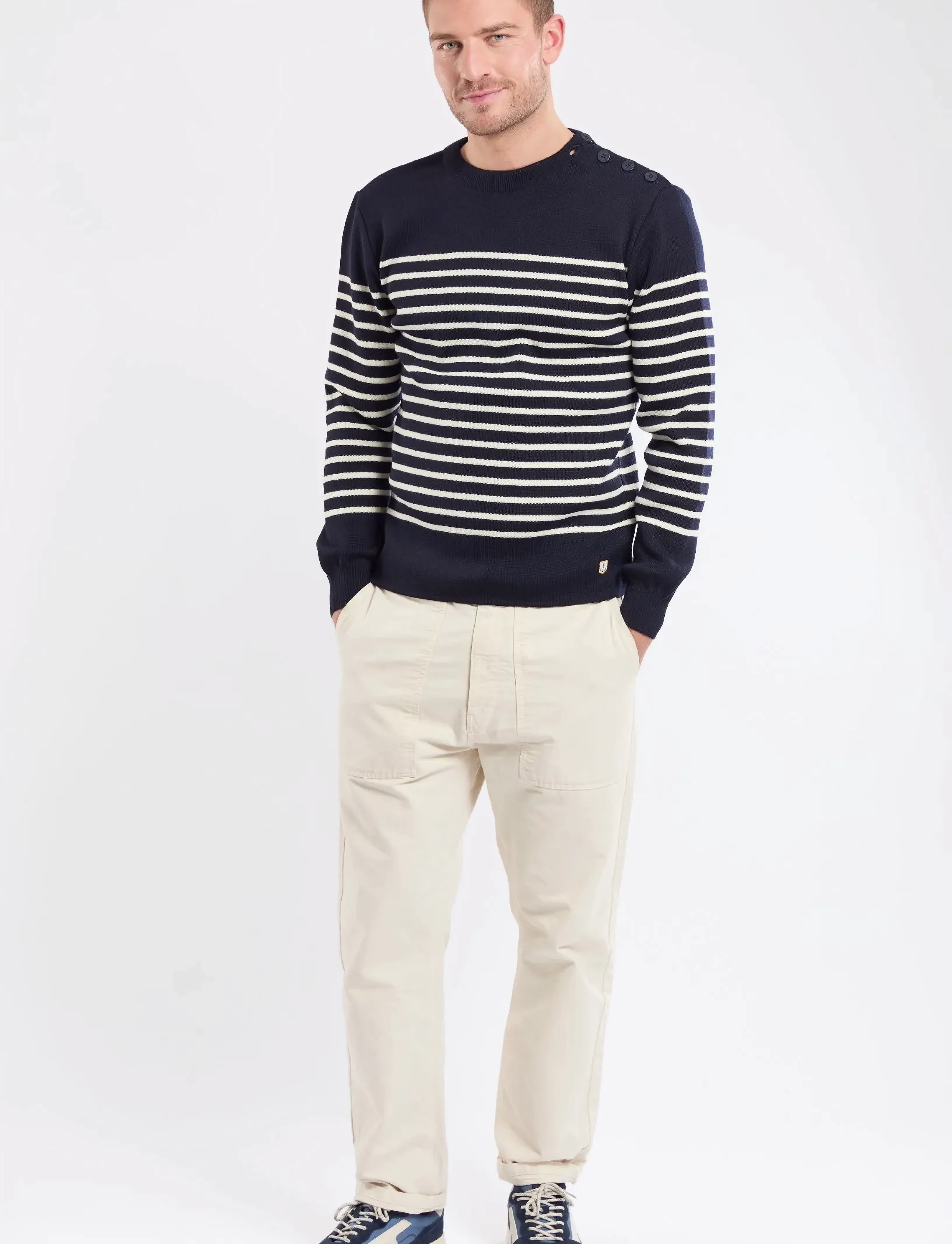 Armor Lux - Mariner Sweater "Molène" - trøjer - navy/nature - 4